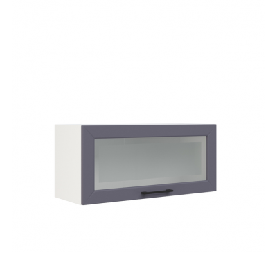 ШВГС 800 Шкаф верхний со стеклом горизонтальный кухня Кельн